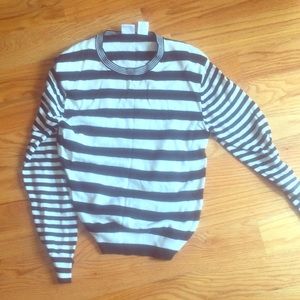 Issac Mizrahi Stripe Black & white Sweater Target